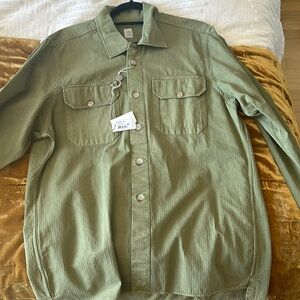 NWT Eleventy special collection Men’s utility shirt jacket